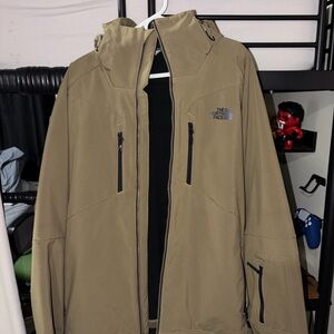 The North Face Men's olive green Performance winter Jacket